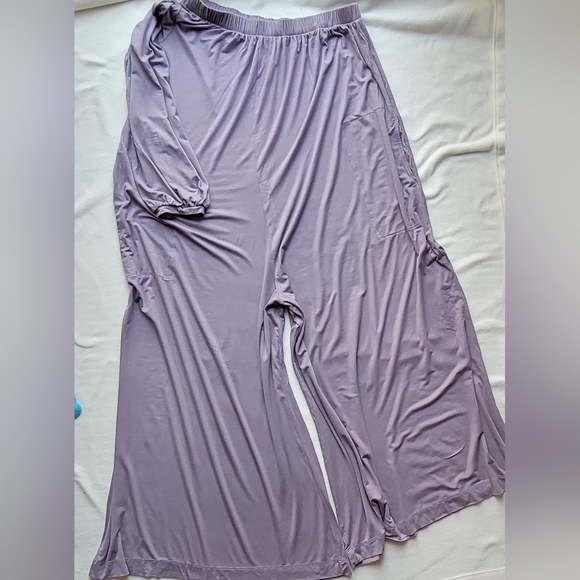 Lavender Wide-Leg Overall - Picture 5 of 10